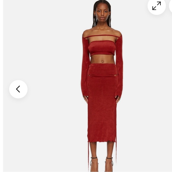 Skirt, halter top, and shrug set brand new - Picture 5 of 6